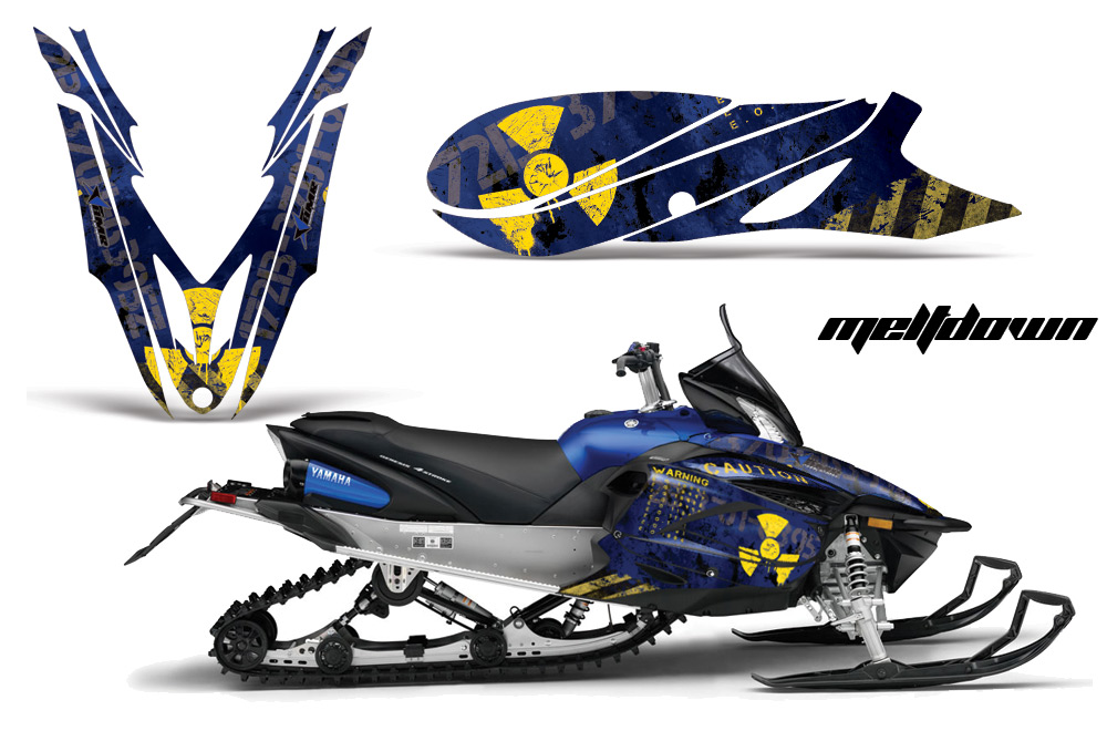 Yamaha Apex 2012-2013 Graphics Kit Meltdown Y U